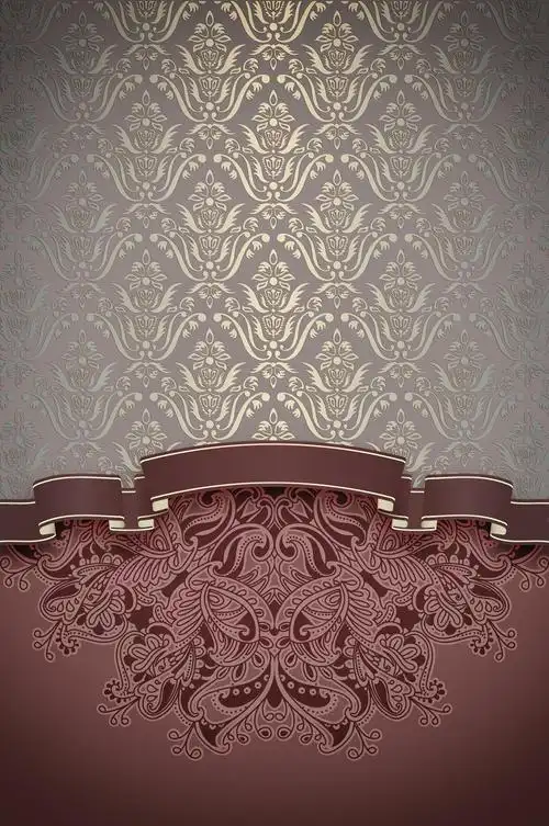 欧式古典花纹背景高清图片