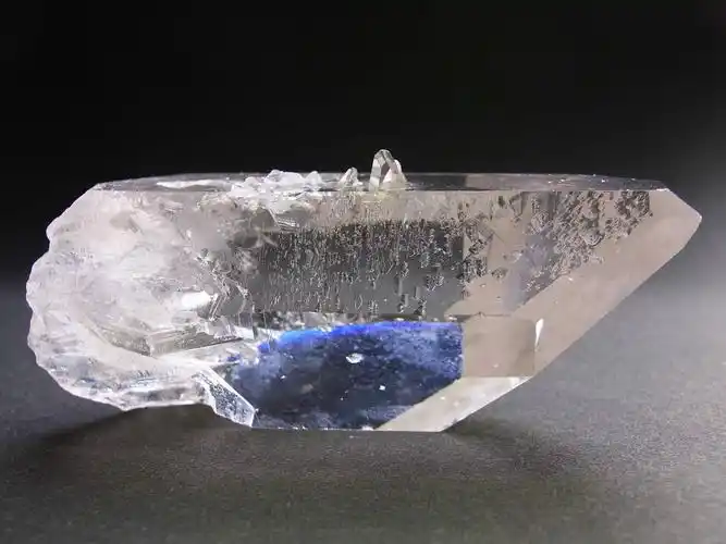 ◆天然贯入水晶ポイント◆75gブラジルミナスジェライス产◆ 云母イン