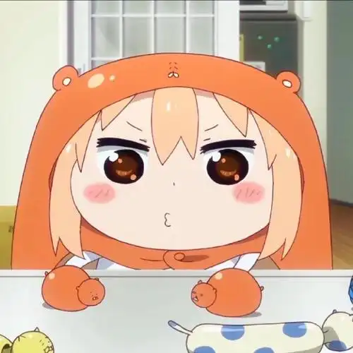 干物妹小埋头像#可爱的小埋,一想到可爱和薯片那就是周末的惬意时光