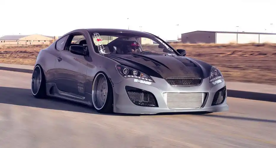 现代劳恩斯酷派低趴改装案例