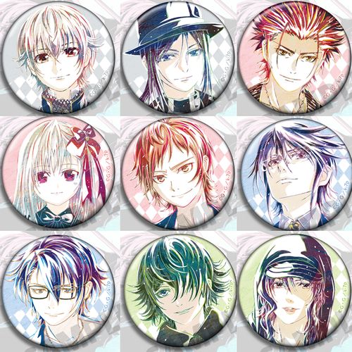 k seven stories动漫周边徽章58mm挂件周防尊伊佐那社安娜礼司 白