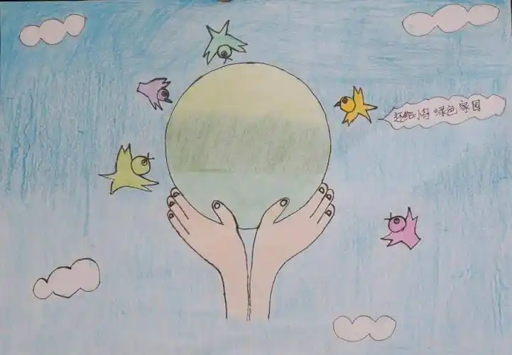 第一期青少年生态手绘画作品之海报类赏析