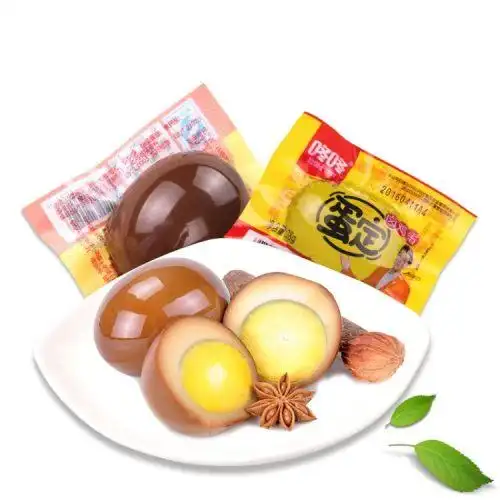 20个包邮咚咚蛋定卤鸡蛋28g即食鸡蛋卤蛋真空包装无壳休闲零食