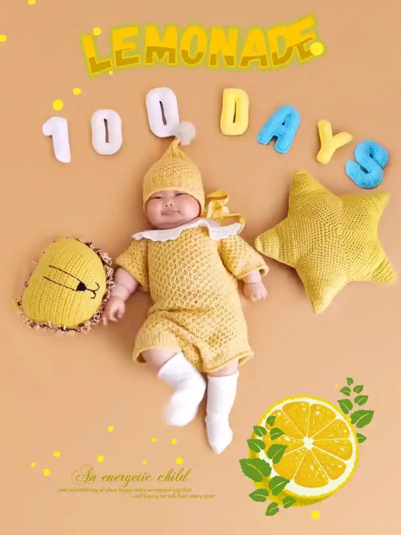 宝宝写真 #创意百天照 #宝宝成长记 #有一个超级可爱的宝 - 抖音