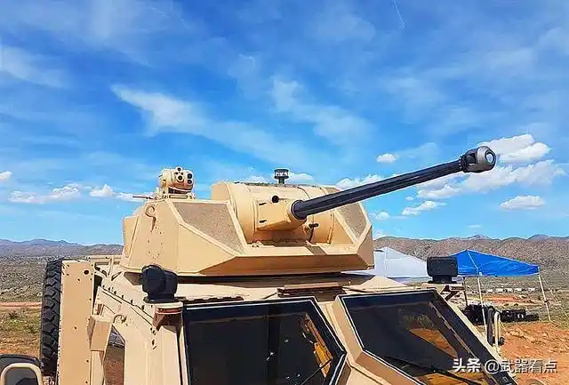 军事丨美军新型防地雷车安装25毫米口径机关炮,就像进了保险箱!