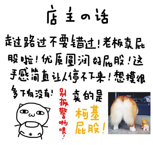 萌宠短腿柯基屁股链条挎包