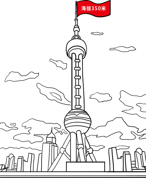 在魔都东方明珠的太空舱中?