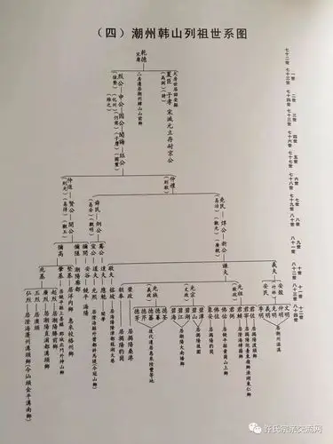 族谱世系图的六种基本格式61学习族谱知识九