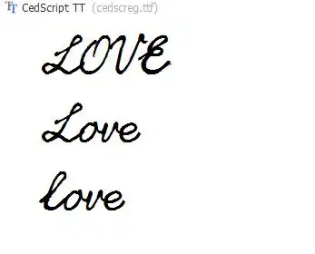 帮我把love搞成连体的书写体(就是外国人写信的那种字体) 求求大神们