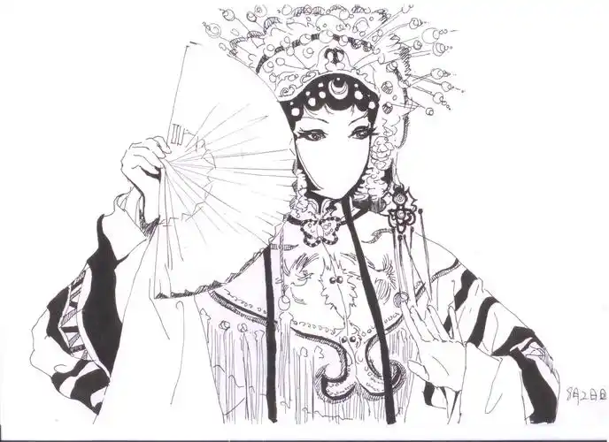 求大神推荐几张像这样半张脸的华丽图片 谢谢咯