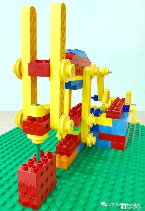 玩转乐高大颗粒积木四十八抽油机挂车魔术盒