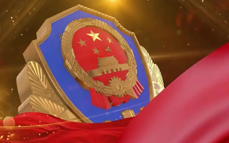 【10】大气三维公安警察警徽片头宣传展示会声会影模版【洋羊影视模版